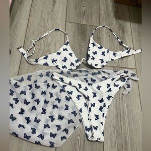 Butterfly Bikini + Coverup Set